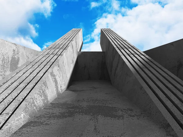 Beton mimari duvar İnşaat 