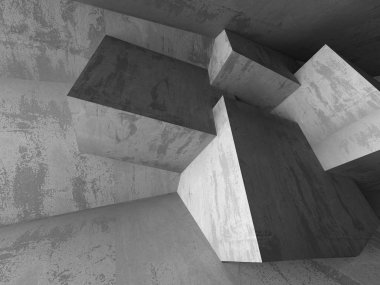 gri beton mimari geometrik yapıları