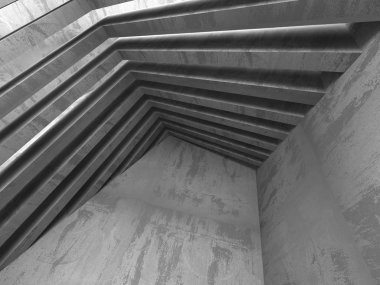 gri beton mimari açısal yapılar