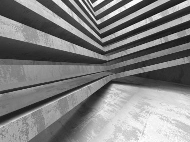 gri beton mimari açısal yapılar