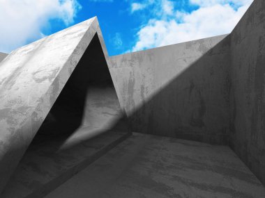 Beton mimari arka plan