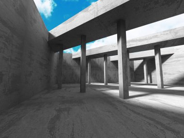 Beton mimari arka plan