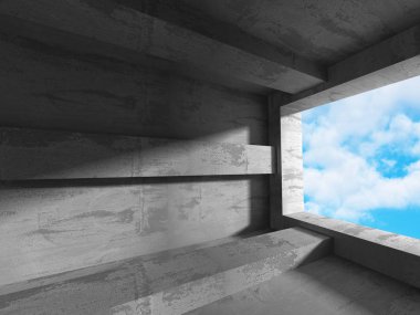 Beton mimari arka plan