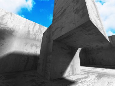 Beton mimari arka plan