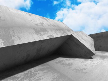 Beton mimari arka plan