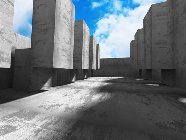 Beton mimari arka plan