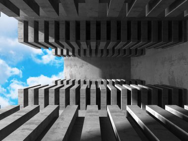 Beton mimari arka plan