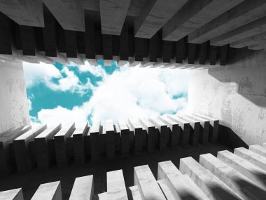 Beton mimari arka plan