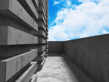 Beton mimari arka plan