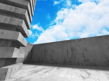 Beton mimari arka plan