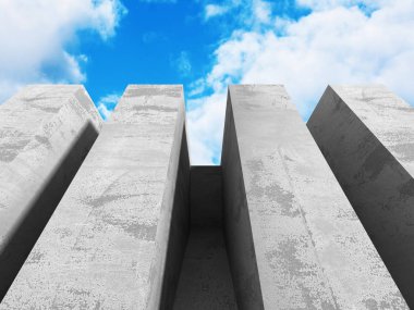 Beton mimari arka plan