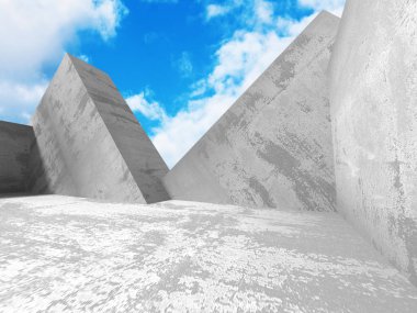 Beton mimari arka plan