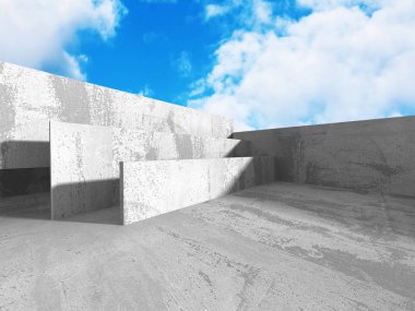 Beton mimari arka plan