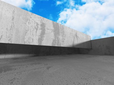 Beton mimari arka plan