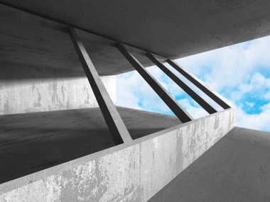 Beton mimari arka plan