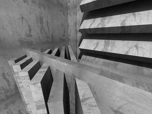 Конкретный абстрактный архитектурный фон
