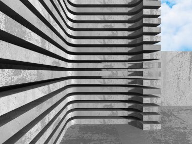 Beton mimari arka plan