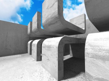 Beton mimari arka plan