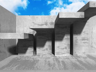 Beton mimari arka plan