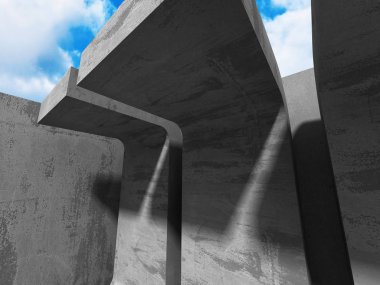 Beton mimari arka plan