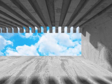 Beton mimari arka plan