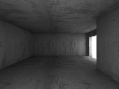 Boş beton duvar iç 