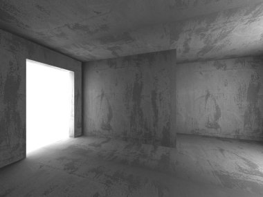 Boş beton duvar iç 