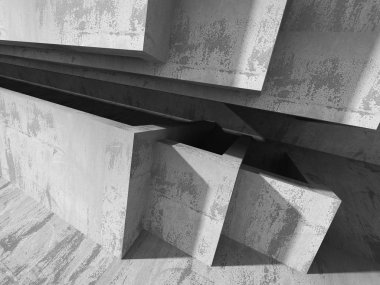 Beton geometrik mimari