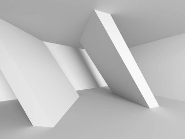 Modern boş odası iç