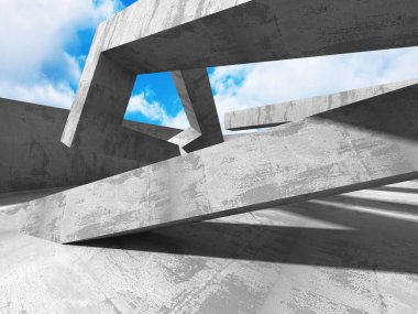 Modern tasarımı ile soyut yapı