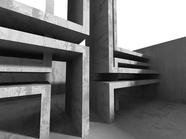 Moderne betonnen architectuur — Stockfoto