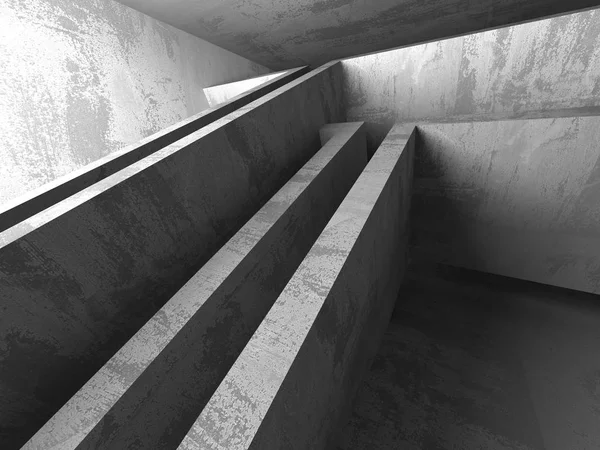 Sötét beton építési — Stock Fotó