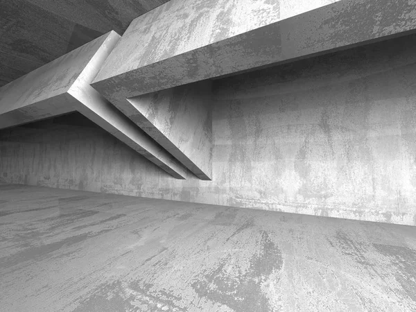 Tmavý betonové konstrukce — Stock fotografie