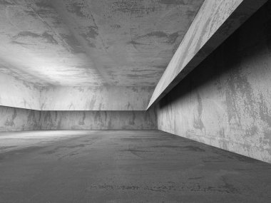 Karanlık boş beton Bodrum 