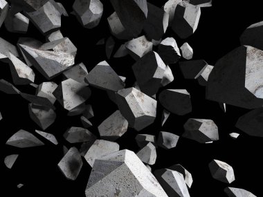 Karanlık kayalar düşüyor