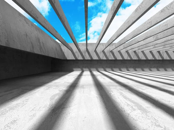 Gökyüzü ile beton mimarisi