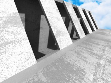 Beton inşaat mimari sütunlarının