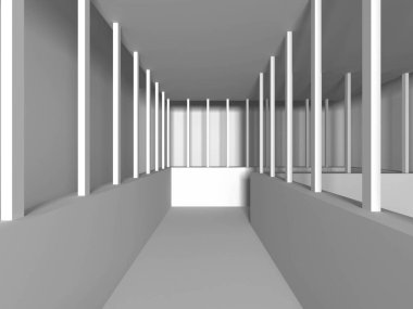 Modern beyaz mimarisi