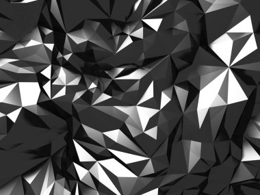 Soyut üçgenler desen