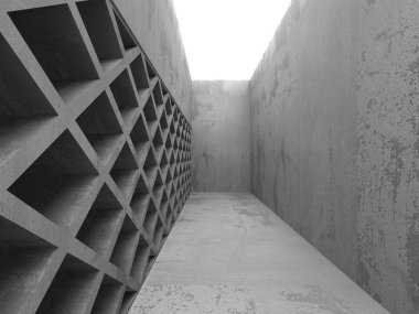 Beton geometrik mimari