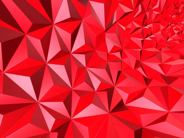 Roter abstrakter geometrischer Hintergrund — Stockfoto