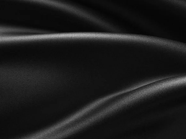 물결 모양의 검은 천으로 — 스톡 사진