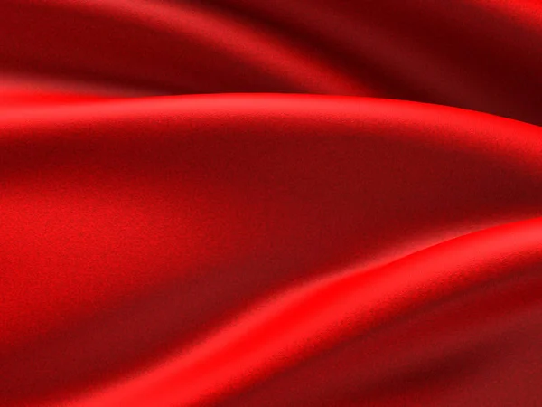 Tela suave de seda roja — Foto de Stock