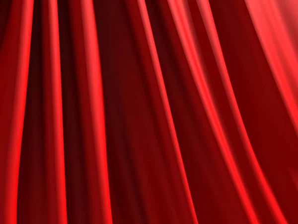 抽象的な赤い絹のサテン布 — ストック写真