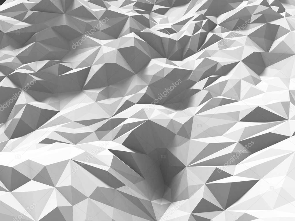 abstract white polygonal pattern