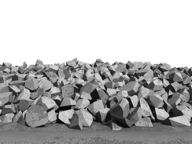 kırık beton yüzey