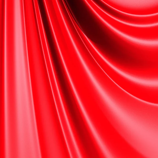 Têxtil pano elegante vermelho — Fotografia de Stock