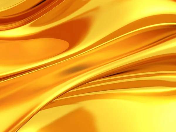Pano de seda dourada — Fotografia de Stock