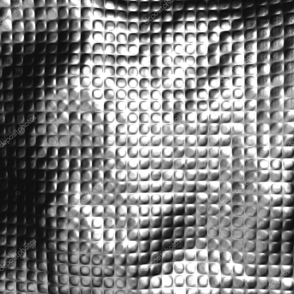 Aluminum abstract pattern