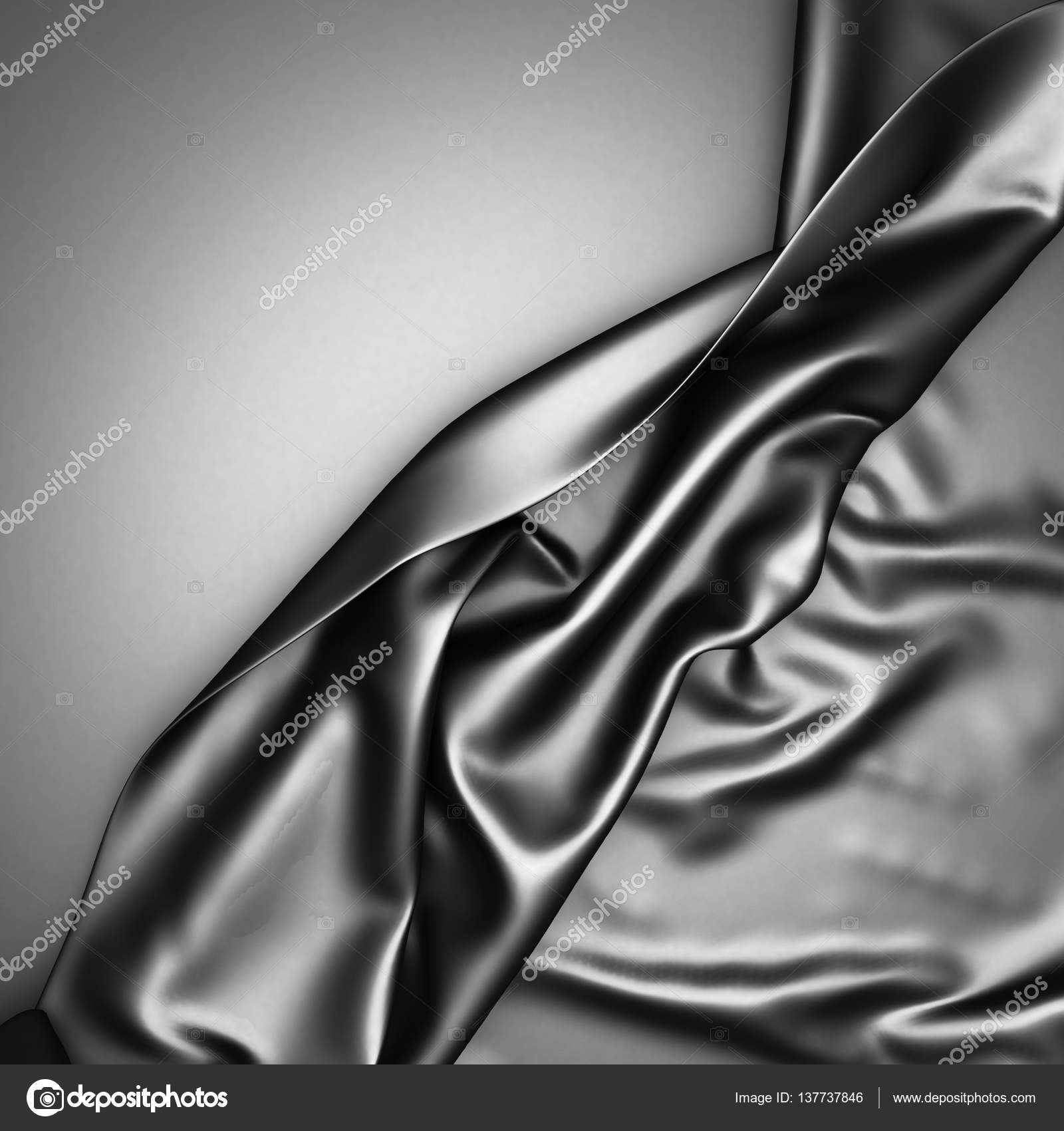 Black silk satin cloth Stock Photo by ©VERSUSstudio 137737846